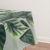 Tableloth 60"x104"チューリップSageのつる植物 テーブルクロス (インサイチュ)