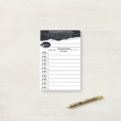 Tablespoon Goals List ポストイット (デスク上)