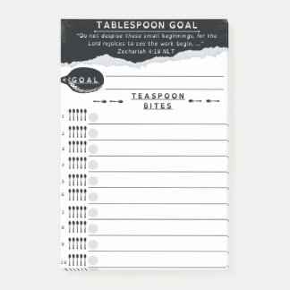 Tablespoon Goals List ポストイット
