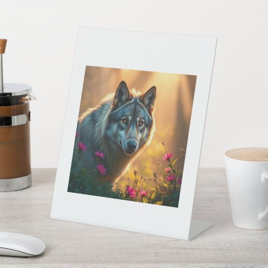 Tablet top sign  台座サイン (インサイチュ)