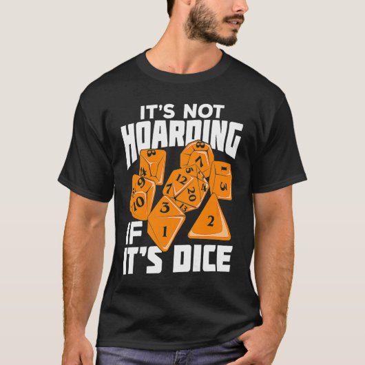 Tabletopゲームのもしサイコロではない Tシャツ (正面)