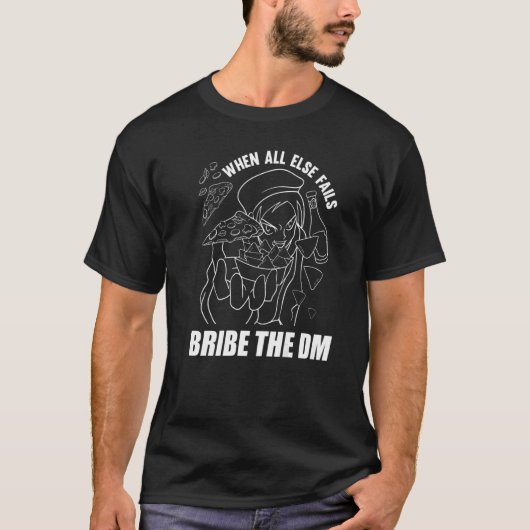 Tabletopゲーム買収DMダンジョンRPGロールプラン Tシャツ (正面)