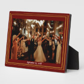 Tabletop写真プレートとイーゼル フォトプラーク (側面)