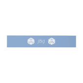 Tabletop Chic in Periwinkle招待状用帯 招待状ベリーバンド (フラット)