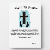 Tabletop Place with Easel :祈りの言葉 フォトプラーク (正面)