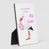 Tabletop Place with Easel Big Sister 2020年1月 フォトプラーク (側面)