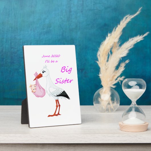 Tabletop Place with Easel Big Sister 2020年6月 フォトプラーク (側面)