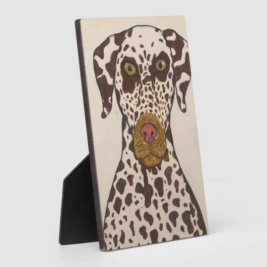 Tabletop Plaque with Dalmatian image フォトプラーク (側面)