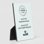 Tabletop Plaque with Easel フォトプラーク (側面)