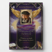 Tabletop Plaque with Easel フォトプラーク (正面)