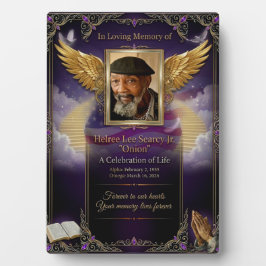 Tabletop Plaque with Easel フォトプラーク