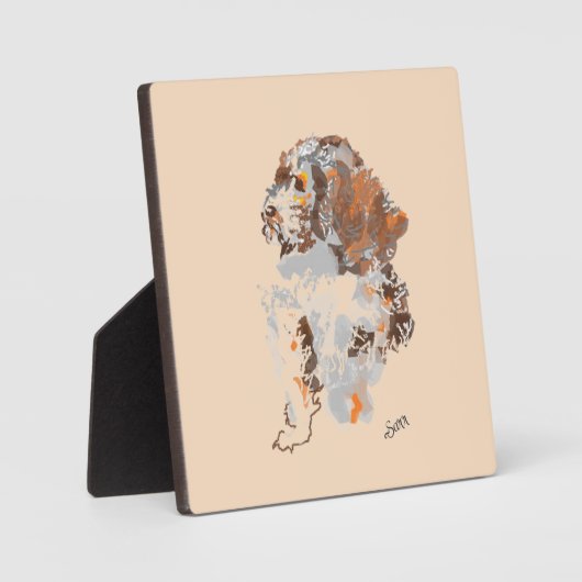 Tabletop W/Canvas : A Friend Close By - Plaka フォトプラーク (正面)