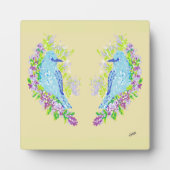 Tabletop W/Canvas : Blue Bird's Of Happiness Pla フォトプラーク (正面)