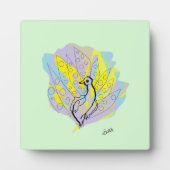 Tabletop W/Canvas : Pecock Plate フォトプラーク (正面)