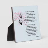 Tabletop W/Canvas : Tree Of Life フォトプラーク (正面)