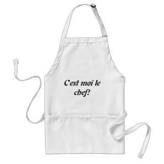 Tablier "C'est moi le chef " スタンダードエプロン