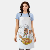 Tablier Chef pizzaiolo エプロン (着用した状態)