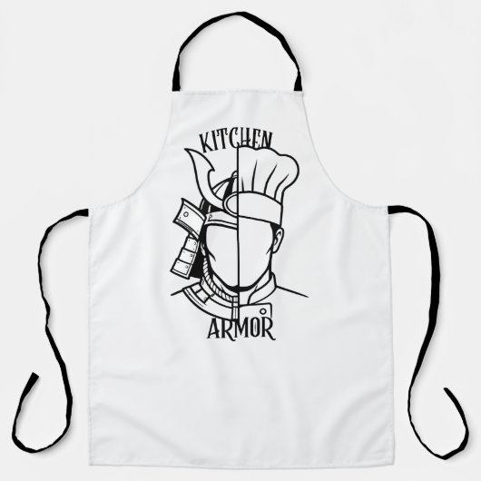 Tablier Chef Samouraï - Kitchen Armor Premium エプロン (正面)