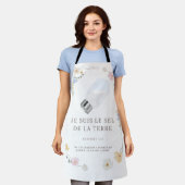 Tablier de cuisine  エプロン (着用した状態)