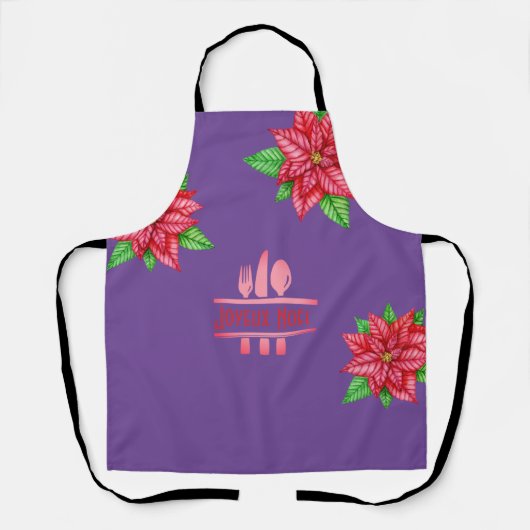 Tablier de cuisine Joyeux Noël エプロン (正面)