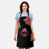 Tablier de cuisine  Merry Christmas エプロン (着用した状態)