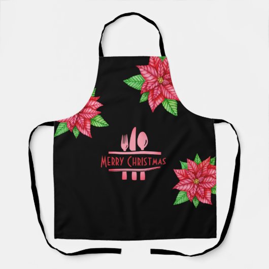 Tablier de cuisine  Merry Christmas エプロン (正面)