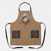 tablier design hmong paj ntaub エプロン (正面)
