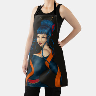 Tablier imprimé sur toute la surface エプロン