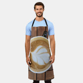 Tablier imprimé sur toute la surface エプロン (着用した状態)