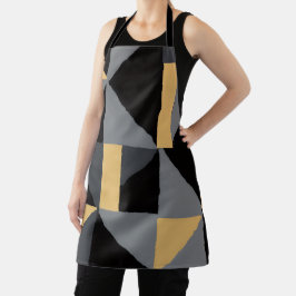 Tablier Tout imprimé Géométrie Moderne エプロン
