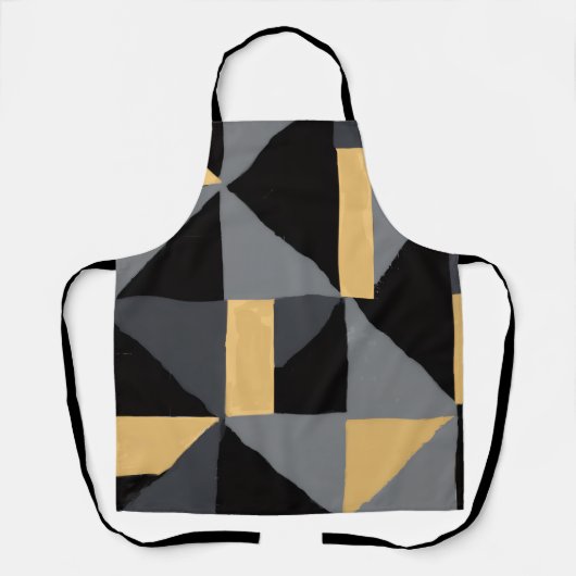 Tablier Tout imprimé Géométrie Moderne エプロン (正面)