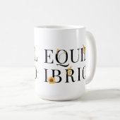 Tabrio (con fiori gialli; Italiano) コーヒーマグカップ (正面右)