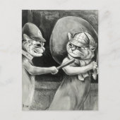 Tabs Pawnbroker by Louis Wain シーズンポストカード (正面)