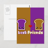 Tabu Japan 最高の Friends Line- PB&J ポストカード (正面/裏面)