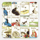 Tábua de alfabeto chinês スクエアシール (正面)