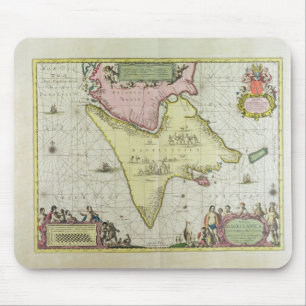 Tabula Magellanica、Quatierrae del Fuegoのプレート18 マウスパッド