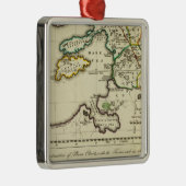 Tabularumのgeographicarumの標本の世界地図 メタルオーナメント (右)