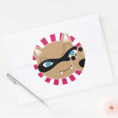 Tacステッカー（6パック） ラウンドシール (封筒)