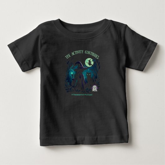 TAC 子供用Tシャツ T- 魔法使い - 暗色 ベビーTシャツ (正面)