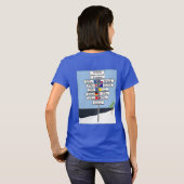 TAC Recceの女性#2 -- 印ポストの背部 Tシャツ (裏面フル)