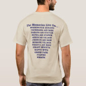 TACHIKAWA AB JAPANホームTシャツ Tシャツ (裏面)