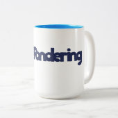 Tacit Pondering Official Mug ツートーンマグカップ (正面右)