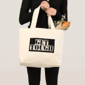 Tack 005を取得 ラージトートバッグ (正面(商品))