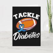 Tackle Diabetes T1d Warrior Diabetes Awareness  カード (正面)
