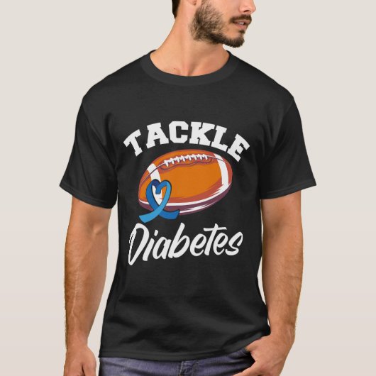 Tackle Diabetes T1d Warrior Diabetes Awareness  Tシャツ (正面)