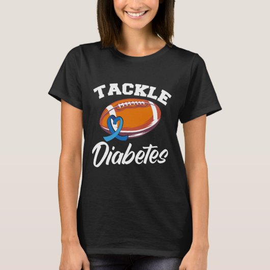 Tackle Diabetes T1d Warrior Diabetes Awareness  Tシャツ (正面)