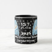 Tacky Christmas Sweater Contest Winner Mug マグカップ (中央)