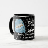 Tacky Christmas Sweater Contest Winner Mug マグカップ (正面左)