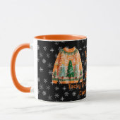 Tacky Christmas Sweater Contest Winner Mug マグカップ (左)
