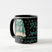 Tacky Christmas Sweater Contest Winner Mug マグカップ (正面左)